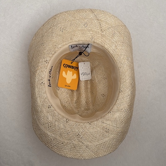 {NWT} Lack of Color | Free People Desert Rose Sisal Hemp Straw Cowboy Hat (L) - Picture 9 of 16